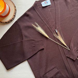 Vintage Brown Grandpa Cardigan